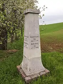 Ganzmeilensäule in Seifersdorf