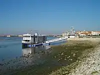 Die ehemalige Nymphe als Restaurantschiff Rio Tejo Secundo in Seixal