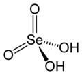 Strukturformel von Selensäure