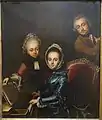 Selbstporträt mit Schwestern (um 1770)