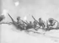 „Vor dem Angriff“ aus den Croquis de guerre