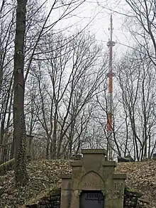 Sockel und Sender Saarbrücken-Winterberg