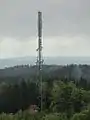 Sendemast vom Sender Waldburg 2 aus gesehen