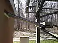 Zuleitung vom Senderhaus zum Sendemast
