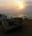 Sonnenuntergang in Senga