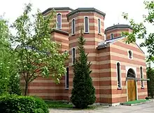 Serbisch-Orthodoxe Kirche Hl. Märtyrerkönig Jowan Wladimir in München-Perlach