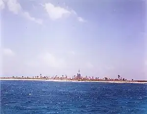 Beacon Cay, der größte Cay der Serranilla-Bank