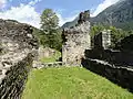 Ruine des Wohntraktes