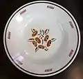 Assiette art déco – Faïencerie de Lunéville um 1925.