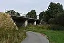 Bahnbrücke über die Saale