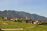 Sfruz mit dem Corno di Tres im Hintergrund