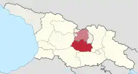 Lage innerhalb Georgiens