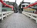 Brücke und Gasse in Pingxi