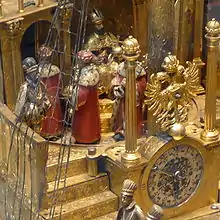 Tischuhr, Renaissance um 1585, Galeone, (British Museum)