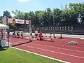 Schießstand bei den Internationalen Deutschen Meisterschaften im Laser-Run 2022