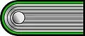 Schulterstück(Waffenfarbe Wiesengrün:SS-Gebirgstruppe)
