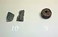 Flintartefakte, Bernsteinanhänger