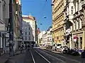 Bei der Zollergasse, Blickrichtung Siebensternplatz