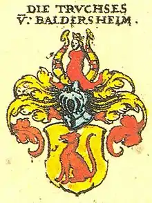 Wappen der Familie Truchseß von Baldersheim