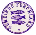 Altes Siegel der Gemeinde Ferchland von 1927