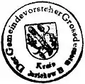 altes Siegel der Gemeinde Großdemsin