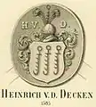Heinrich von der Decken 1585