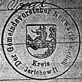 Altes Siegel der Gemeinde Neuwartensleben