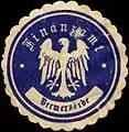 Siegel des Finanzamtes von Bremervörde, zwischen 1850 und 1923