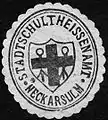 Siegelmarke des Stadtschultheißenamts Neckarsulm