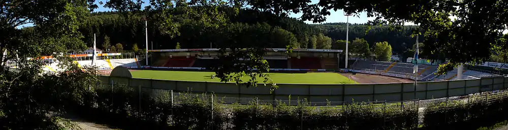 Blick in das Stadion