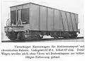 Regelspur Selbstentladewagen