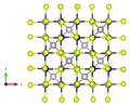 mit Blickrichtung parallel zur c-Achse