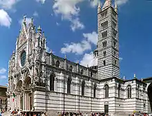 Verkleidung des Doms von Siena (ca. 1380)