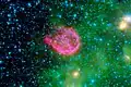Aufnahme mit dem Spitzer-Weltraumteleskop