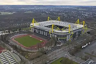 Stadion Rote Erde, direkt neben dem Westfalenstadion gelegen