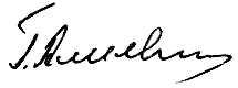 Unterschrift von Heydər Əliyev