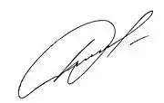 Unterschrift von Igor Plotnizki