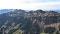 Westteil des Sigriswilergrates mit Sigriswiler Rothorn und Mittaghorn