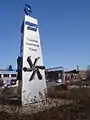 Stele des Gusswerkes Silbitz