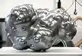 Thermoplastischer Kunststoff "SILVER SKIN", Metall, 56 × 38 × 76 cm, 2006