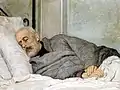 Der sterbende Giuseppe Mazzini, 1873