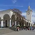 Bahnhofsgebäude in Simferopol