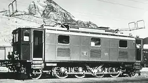 Fb 4/6 Nr. 371 nach der Ablieferung in Brig.