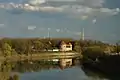 Blick vom Fluss Kupa