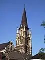 Kirchturm und Turmspitze