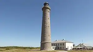 Skagen Fyr (1858) – Südwestansicht vom Leuchtturm
