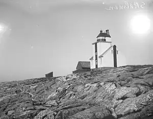 Skalmen fyr um 1900