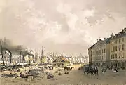 Skeppsbron in Gamla Stan 1860
