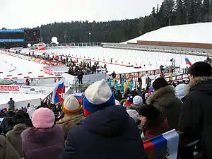 Biathlonstadion in Chanty-Mansijsk
