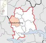 Lage der Gemeinde Skinnskatteberg